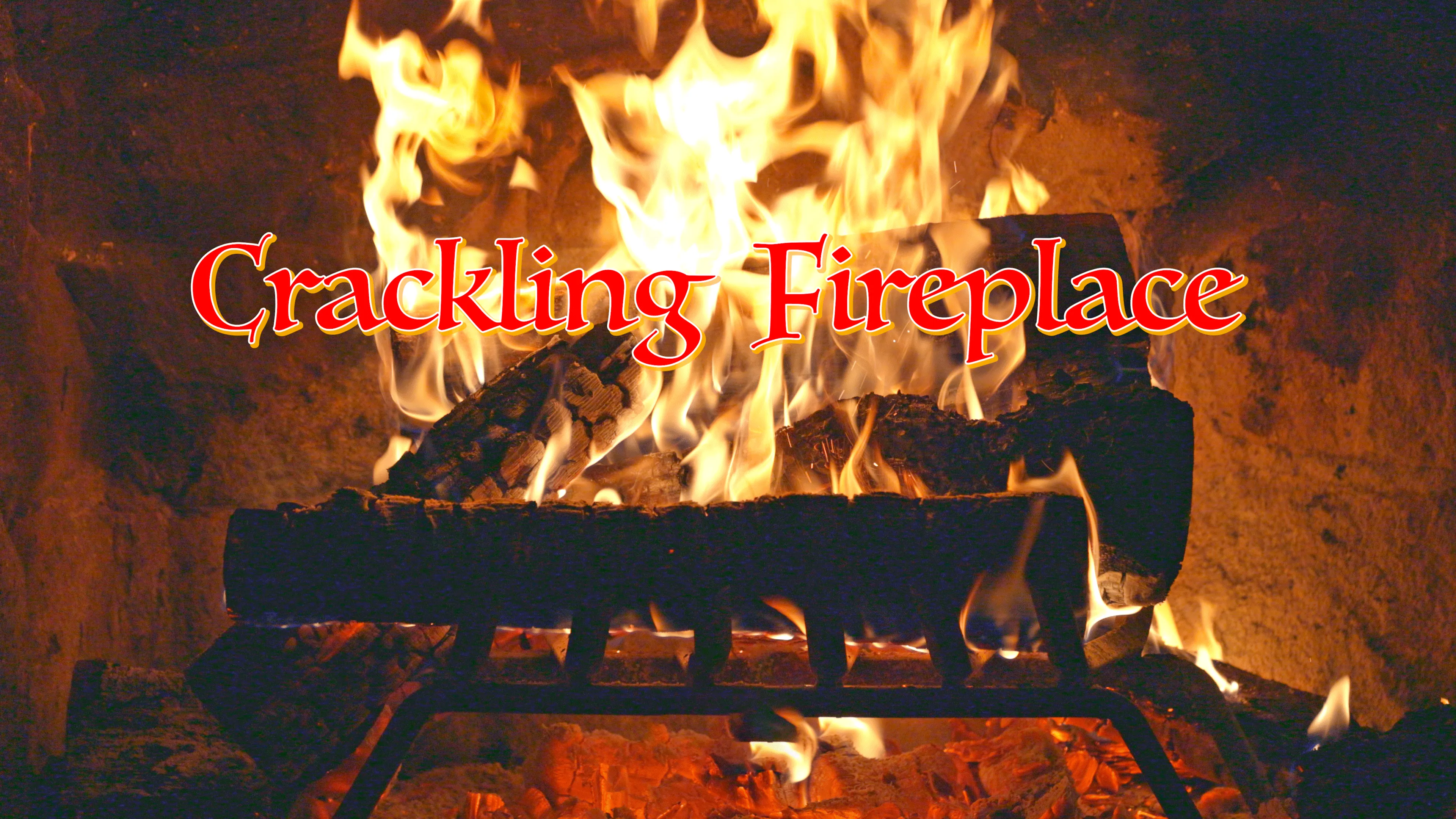 Crackling Fireplace poster